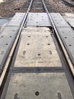 Another view of the roached crossing panels